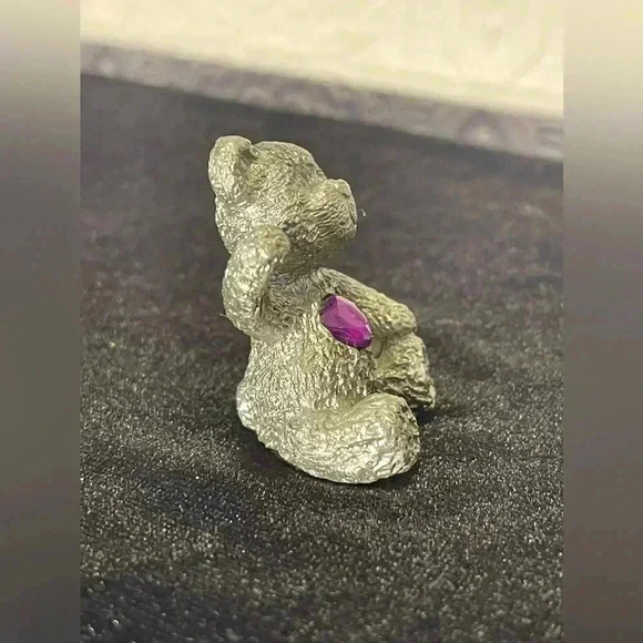 Vintage Miniature pewter bear figurine. circa estimated 1980s-90s - Picture 5 of 7